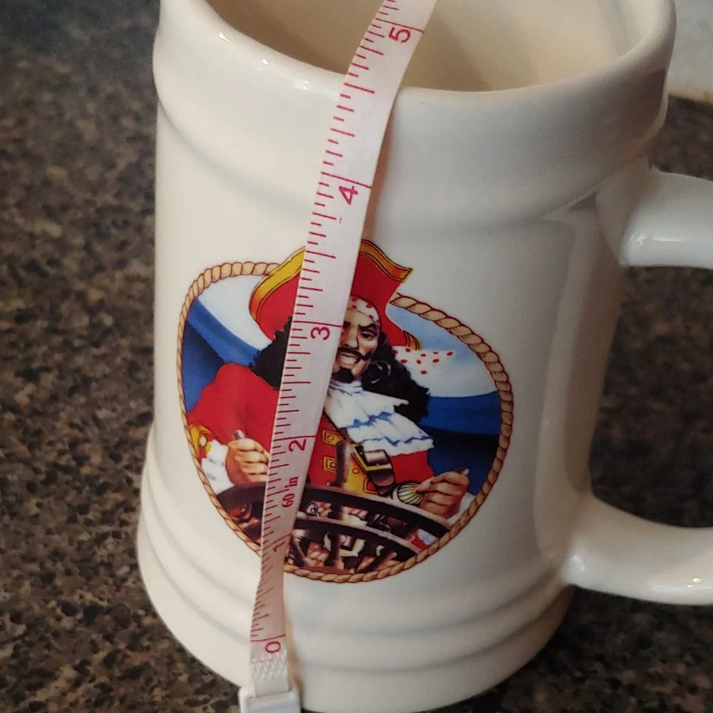 Captain Morgan Rum Collectable Ceramic Mug Stein. Adult Beverage